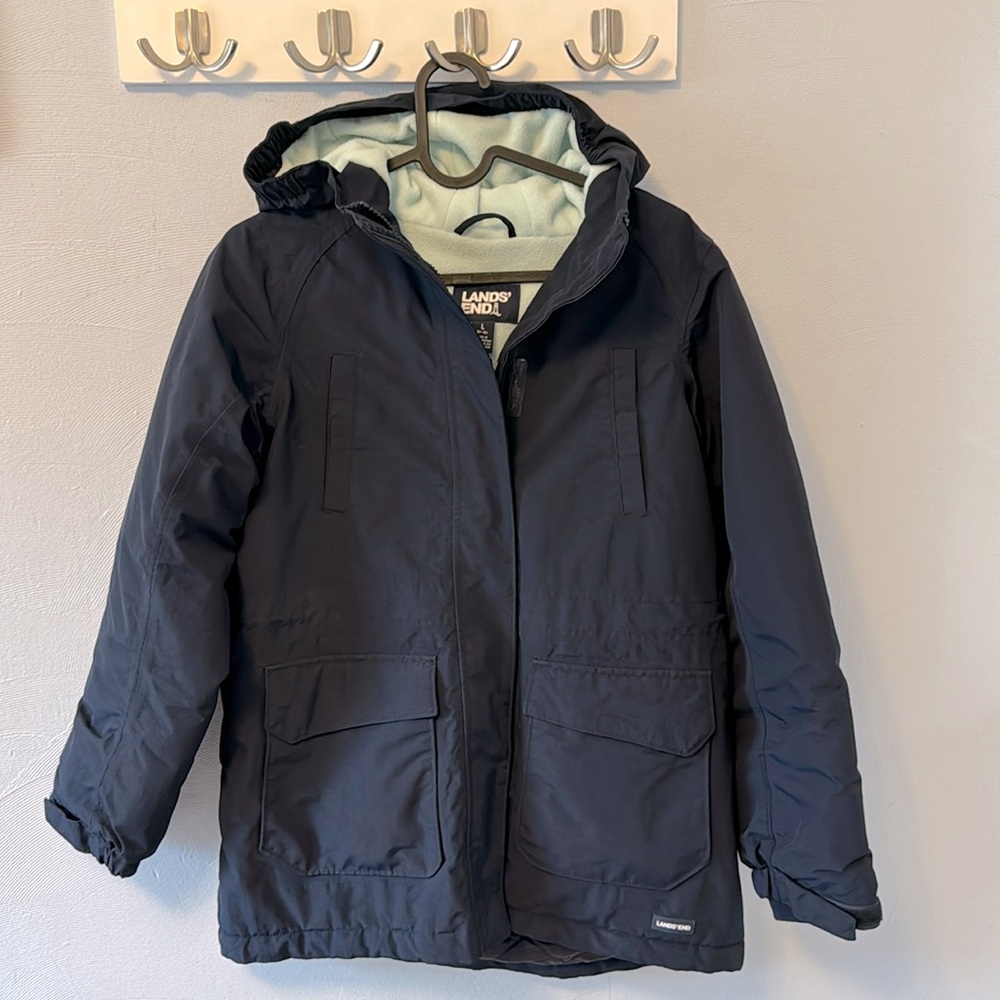 Boys Lands’ End Winter Parka 10-12